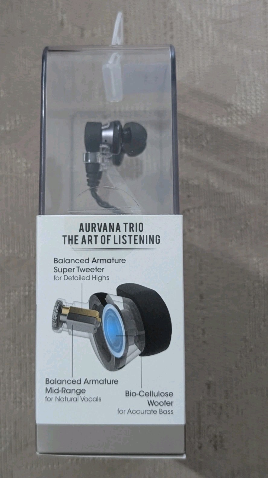 Creative Aurvana Trio EF0750 In Ear Earphones Extremely Rare