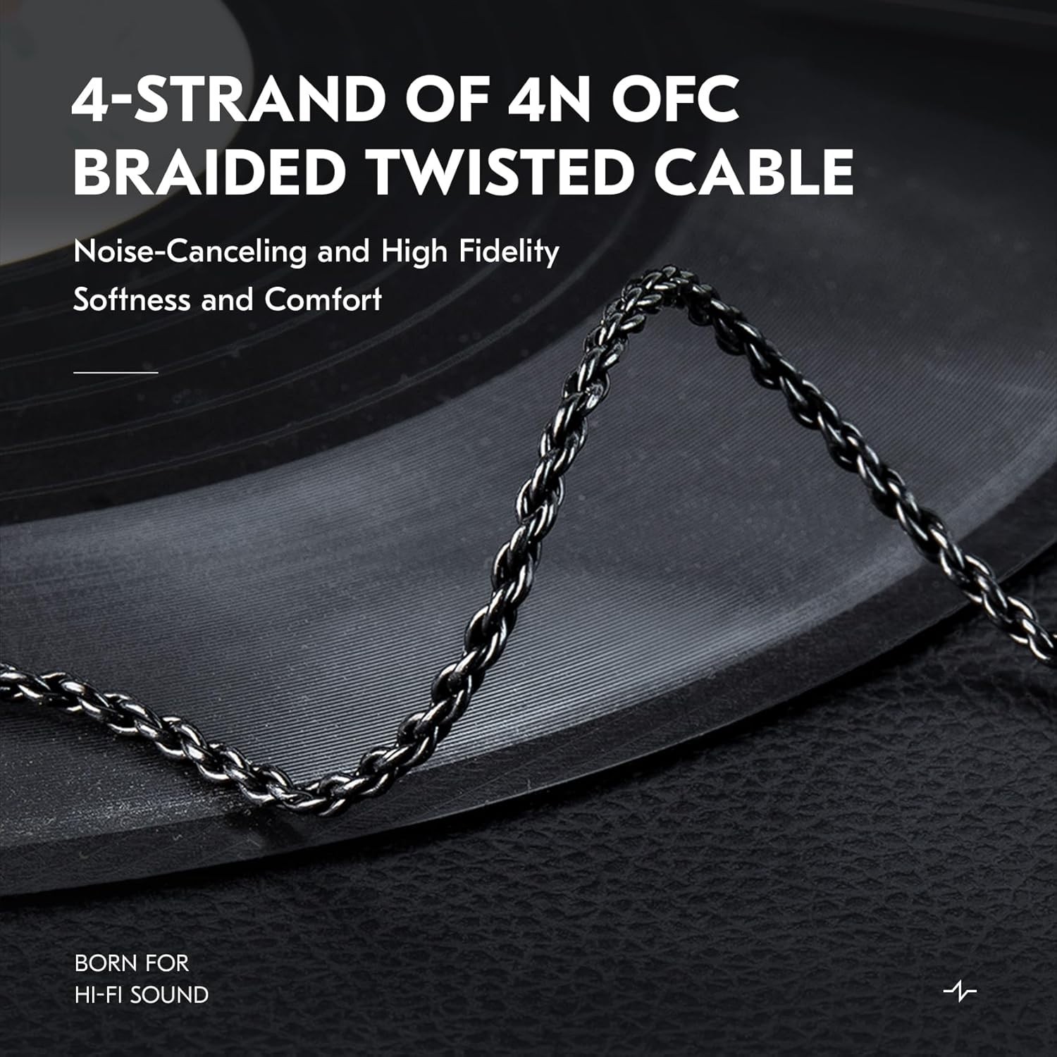 2M KZ ZS10 PRO IEM Cable – Lightweight, Tangle-Free, with Enhanced Audio Clarity