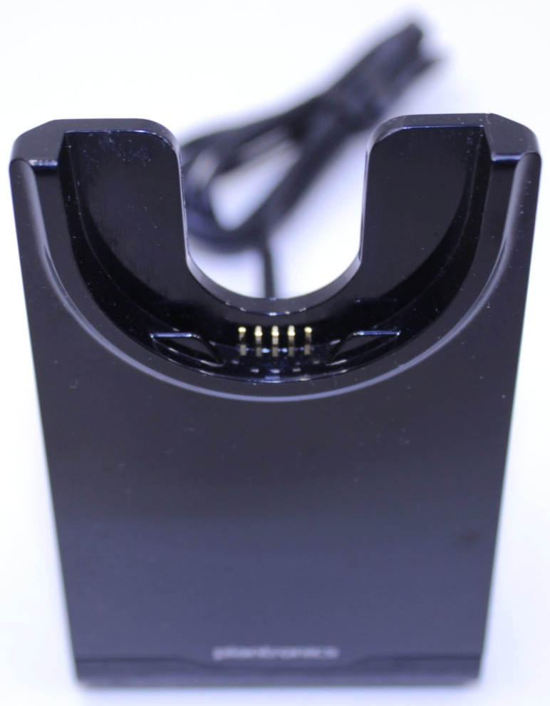 Plantronics Voyager Focus UC B825 Bluetooth Headset w/ Charging Stand & Dongle