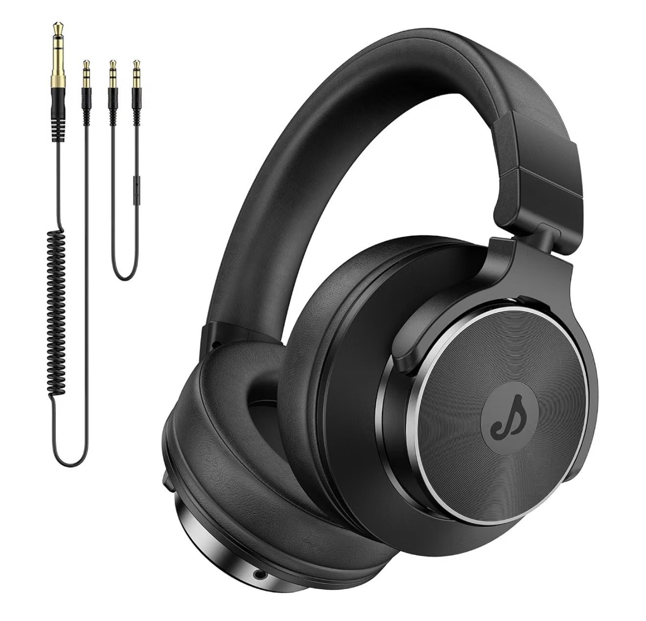Wired Over Ear Headphones Studio Monitor & Mixing DJ Headset Black FAST SHIPPING