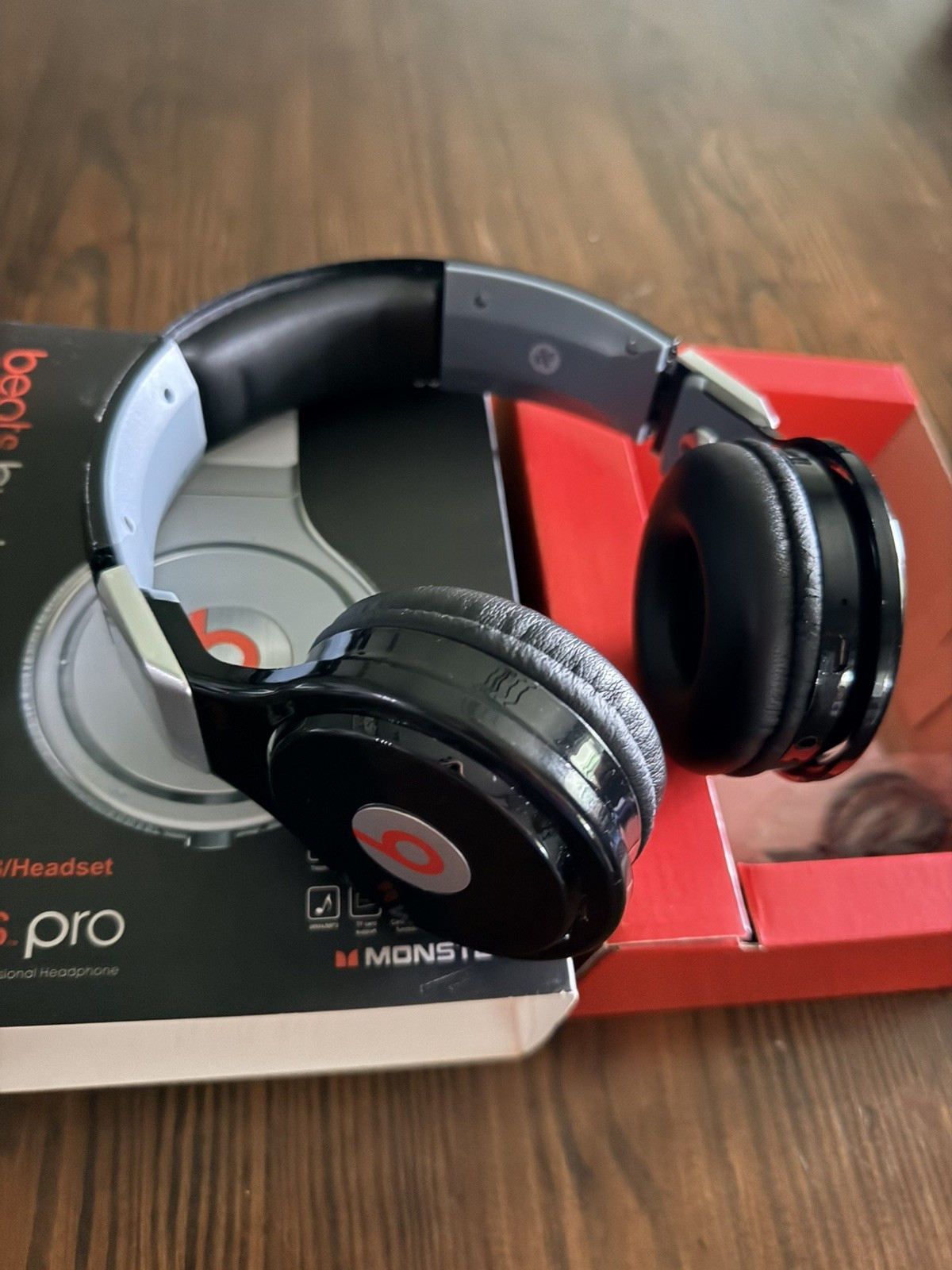 Apple Beats by Dr. Dre Pro Beats Over the Ear Headphones -Black Color