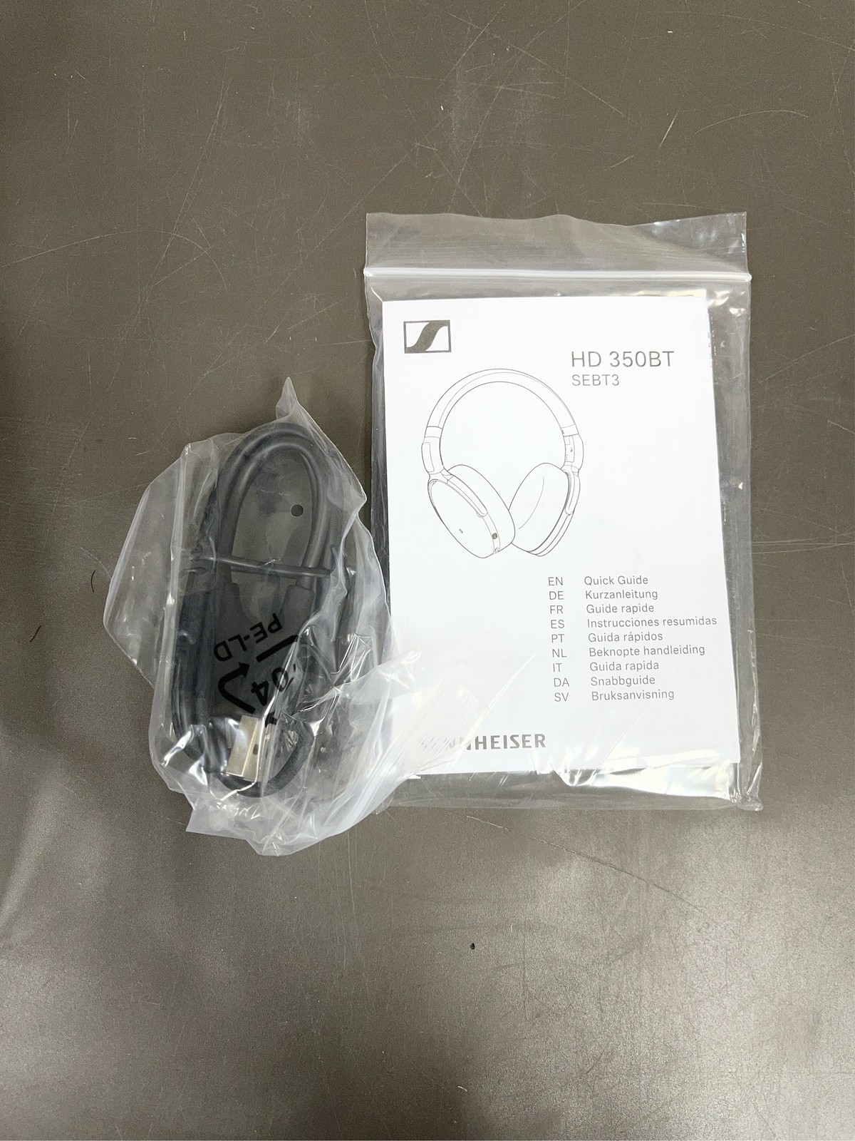 Sennheiser HD 350BT Bluetooth 5.0 Wireless Headphone – 30-Hour Battery Life, USB