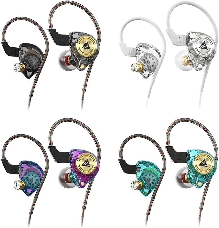 AK3FILE Wired Gaming Earbuds 4 Pack – Deep Bass Sound