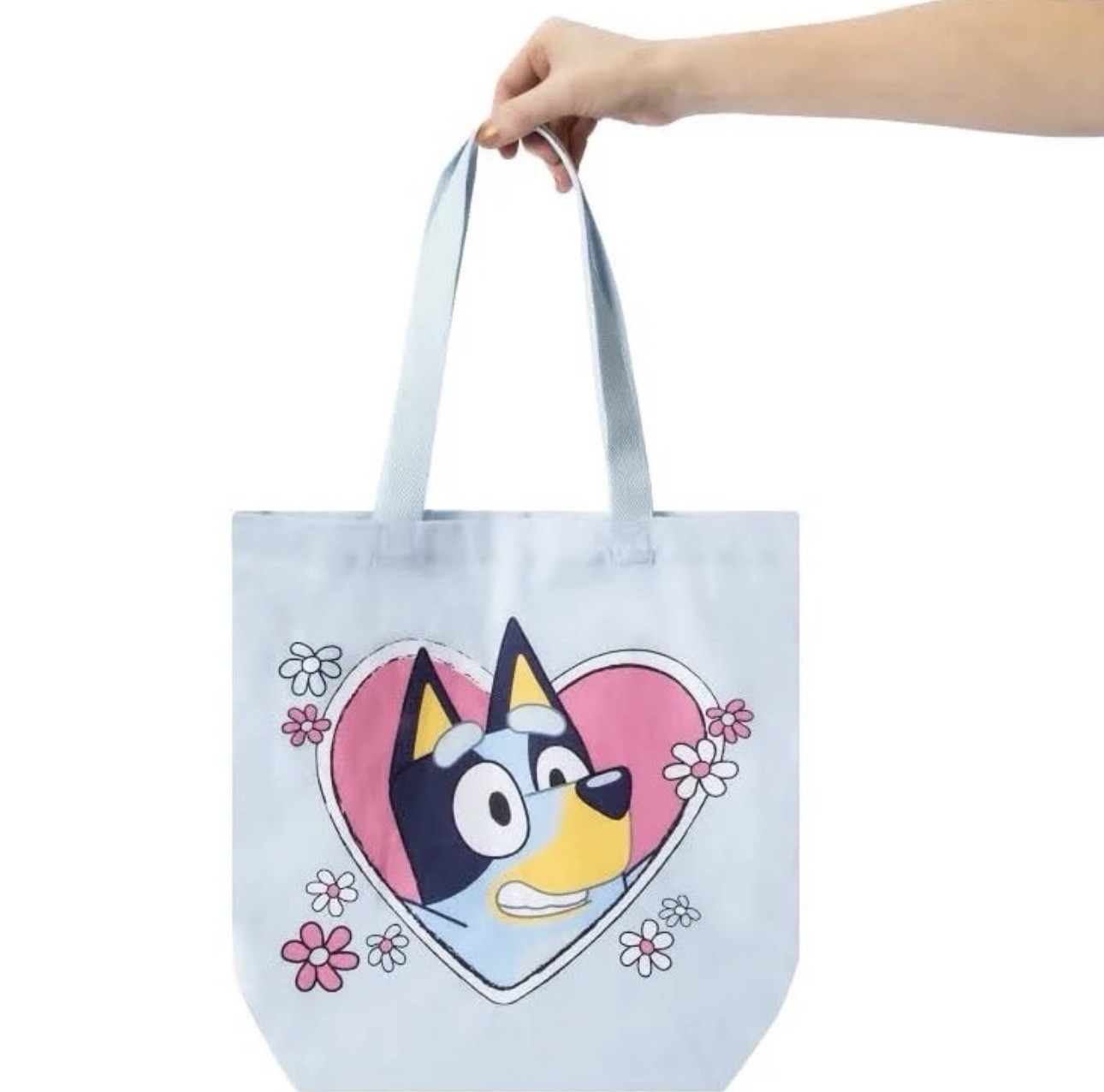 New 2pc Bluey Bluetooth Wireless Headphones & Large Capacity Tote Bag