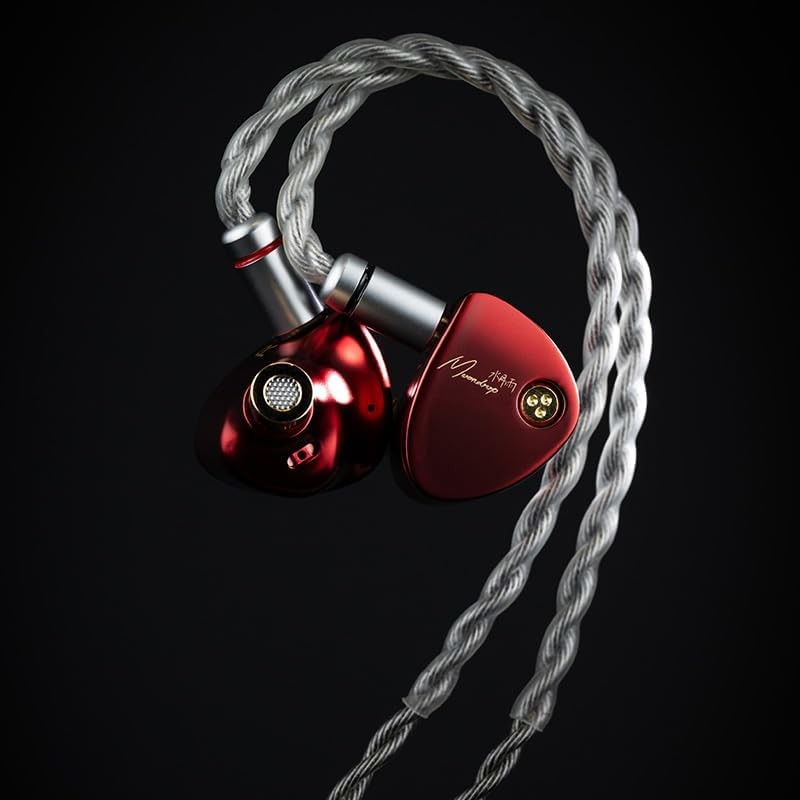 Moondrop Aria 2 Deep Red HiFi In-Ear Monitors HiFi Earbuds Special Edition IEM