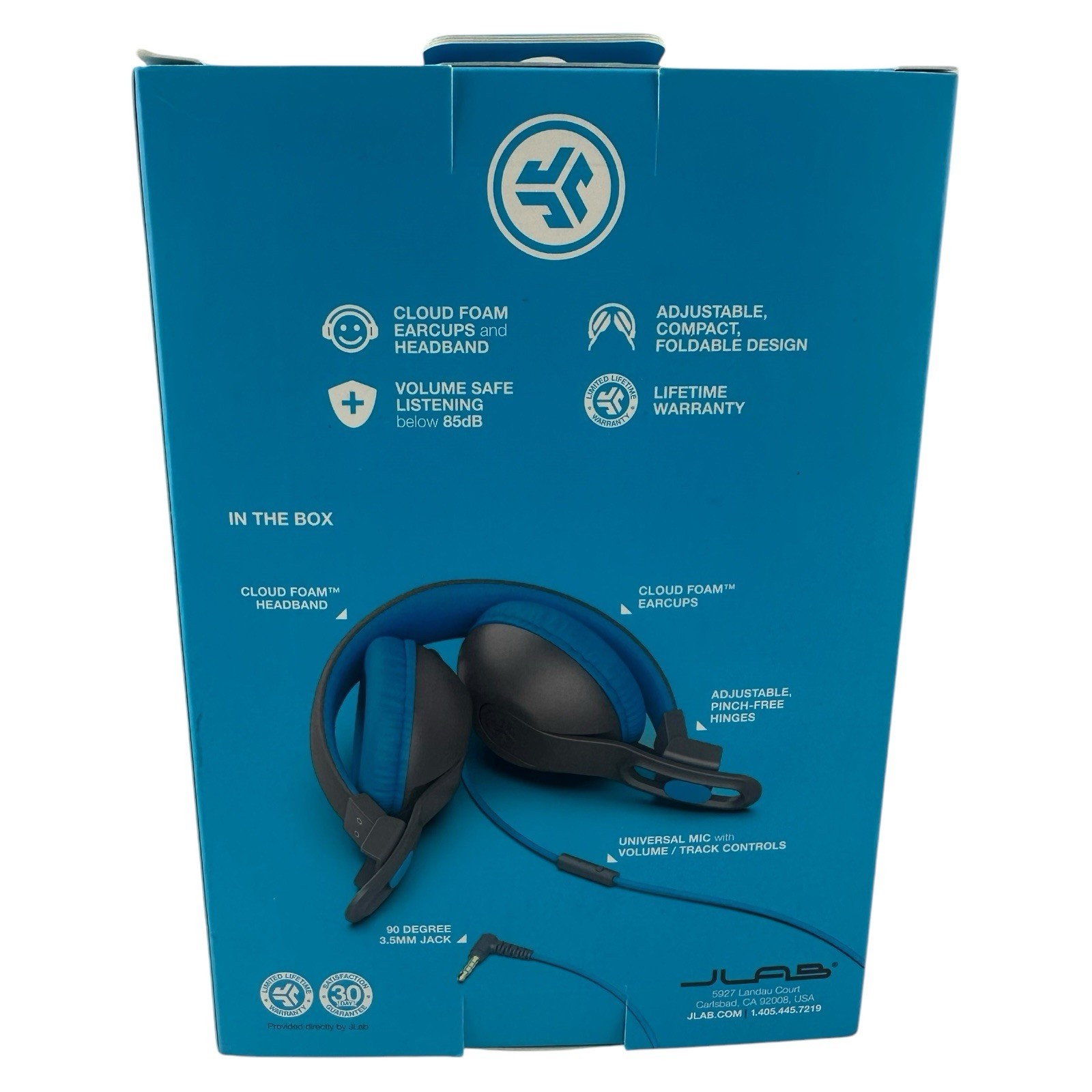 JLAB J buddies Kids Headphones, Blue (see description) HCHI
