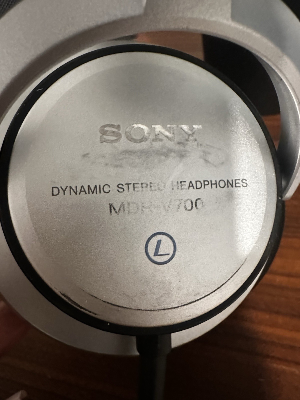 Sony MDR-V700 Over-Ear Stereo Headphones Adjustable Headband 3.5mm Silver