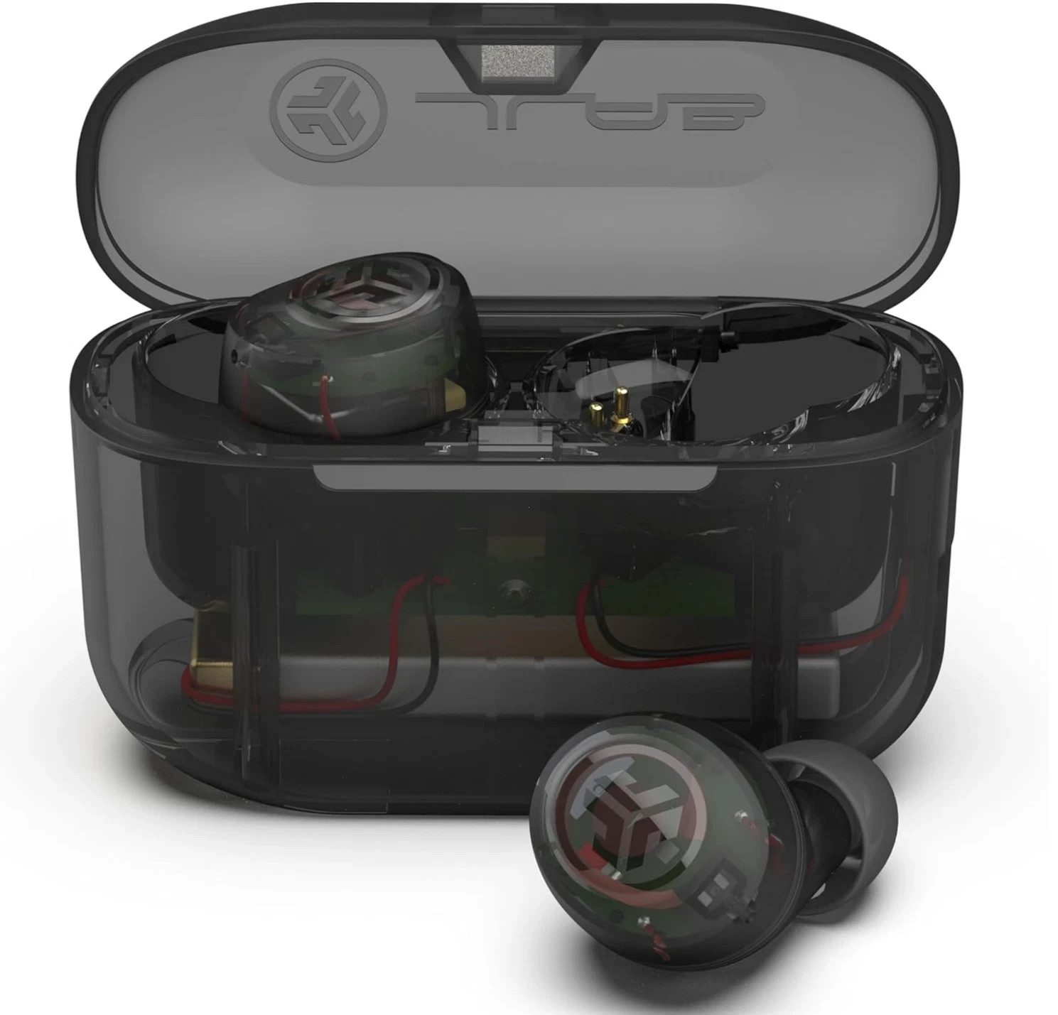 JLab Go Air Pop+ True Wireless Earbuds, Bluetooth Earbuds with Microphone USB-C