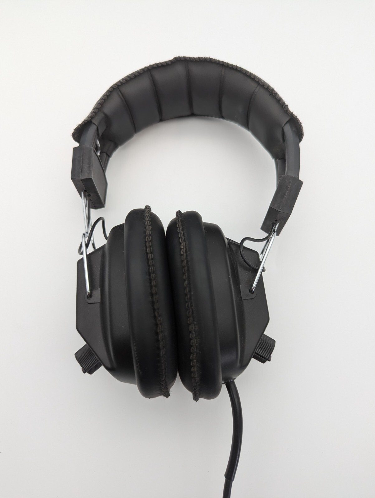 Lot of 5 CA Over Ear Wired Headphones w/Mono Stereo Option & Dual Vol Ctrl-Read!