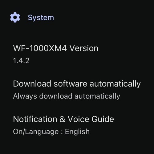 Sony WF-1000XM4 Noise Cancelling Right Earbud Black – Firmware 1.4.2