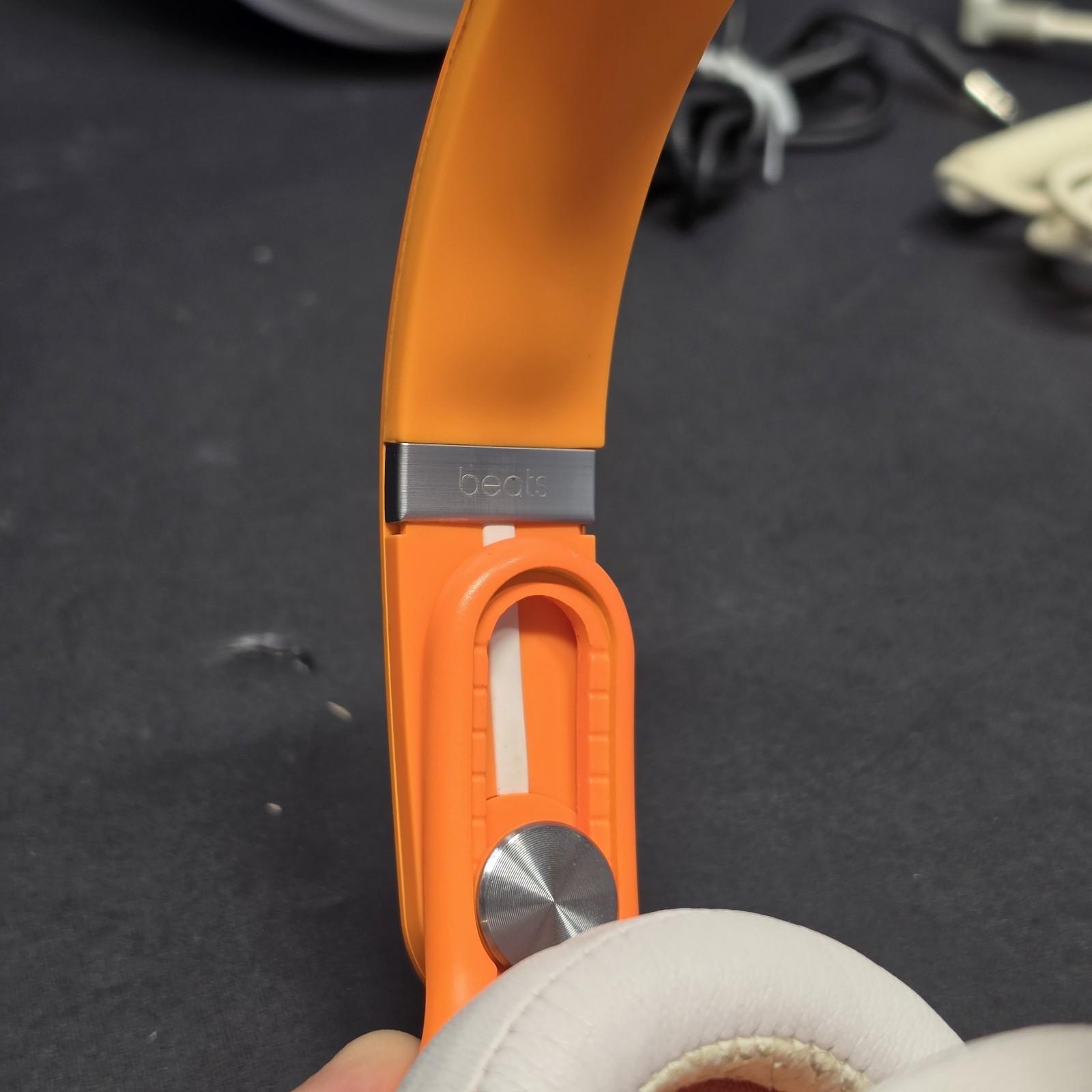 Beats Mixr Wired On-Ear DJ Headphones Neon Orange David Guetta Edition