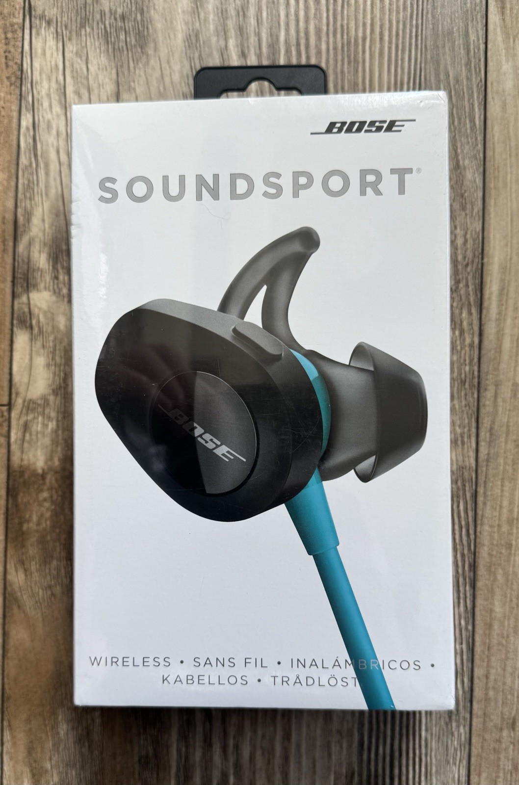 Bose SoundSport Earbuds Wireless In Ear Sweat Weather Resistant Aqua Bluetooth
