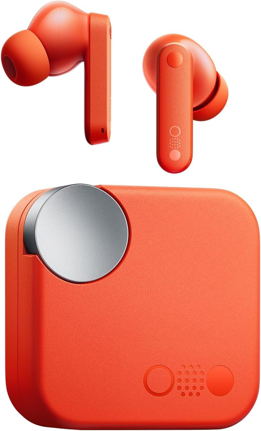 CMF Buds Wireless Earbuds, 42dB Noise Cancelling Earbuds, Dirac HD Audio, Orange