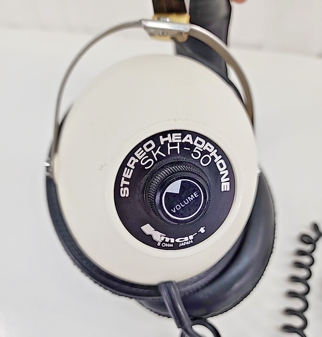 K-Mart SKH-50 Stereo Headphones | 8 Ohm with L-R Volume – Japan – Vintage