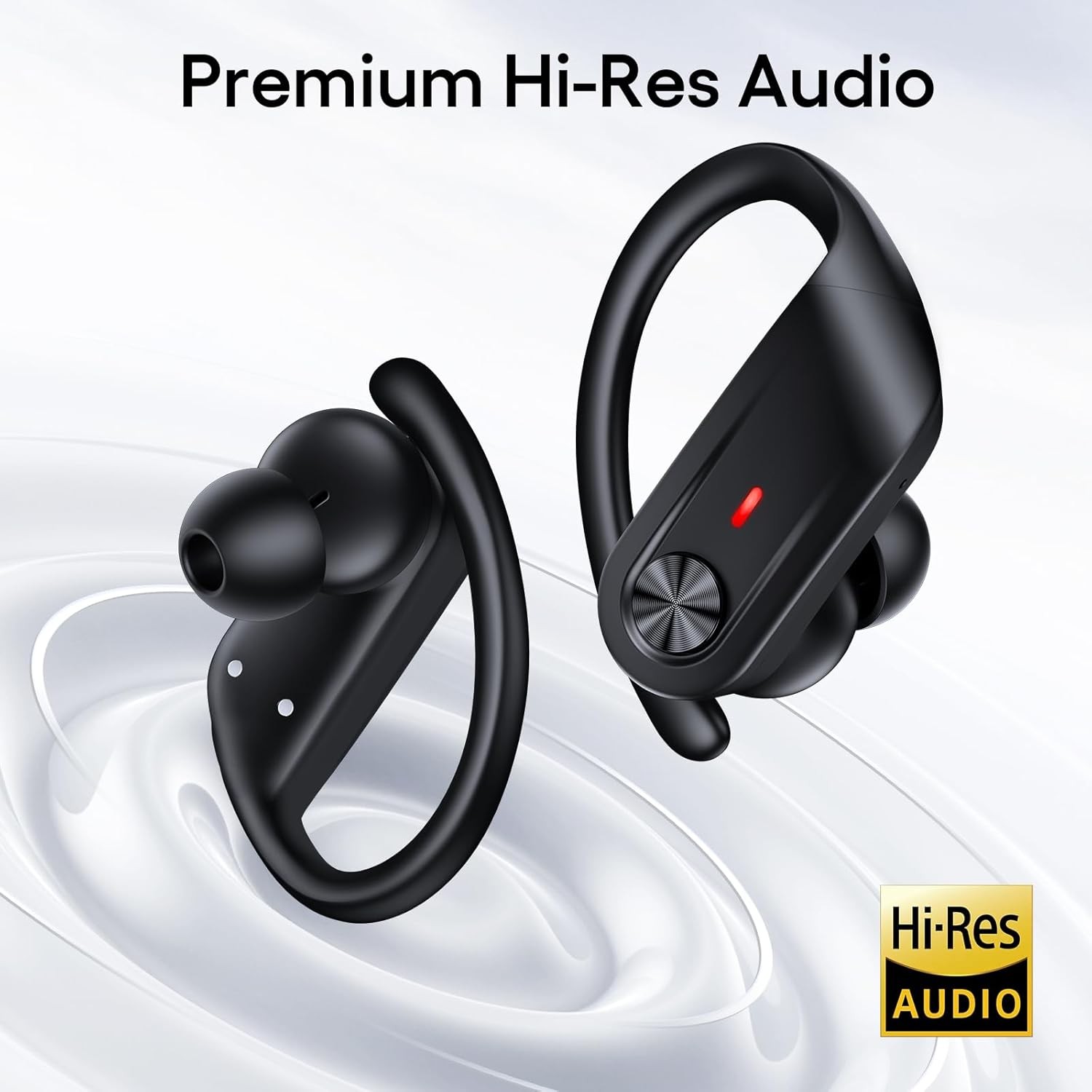 Hybrid Active Noise Cancelling Wireless Earbuds 80 Hrs Playtime Hi-Res Stereo