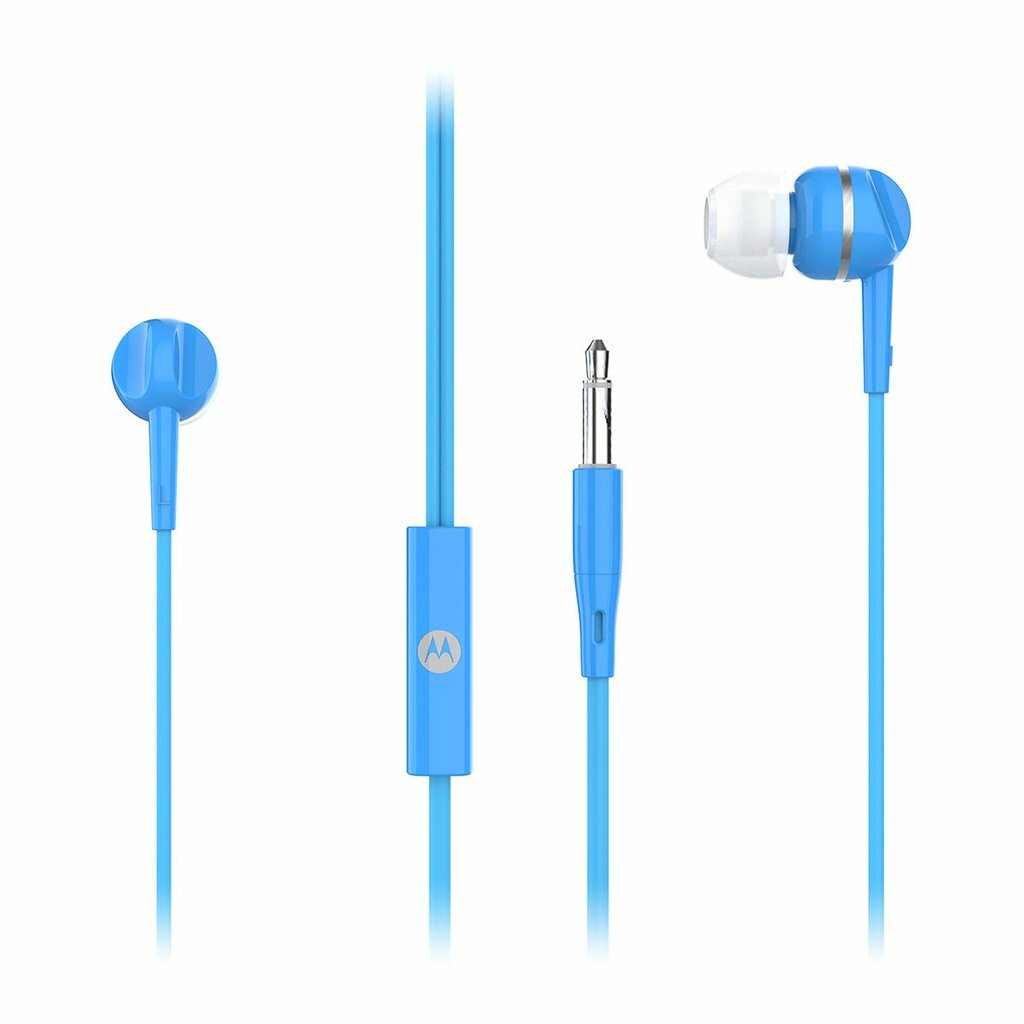 MOTOROLA PACE 105 IN EAR WIRED HEADPHONES – Blue