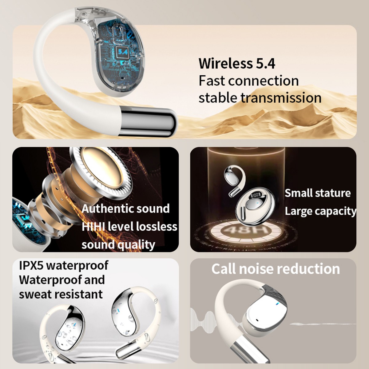 Translation Earbuds 144 Languages with AI Assistant Voice to Text US