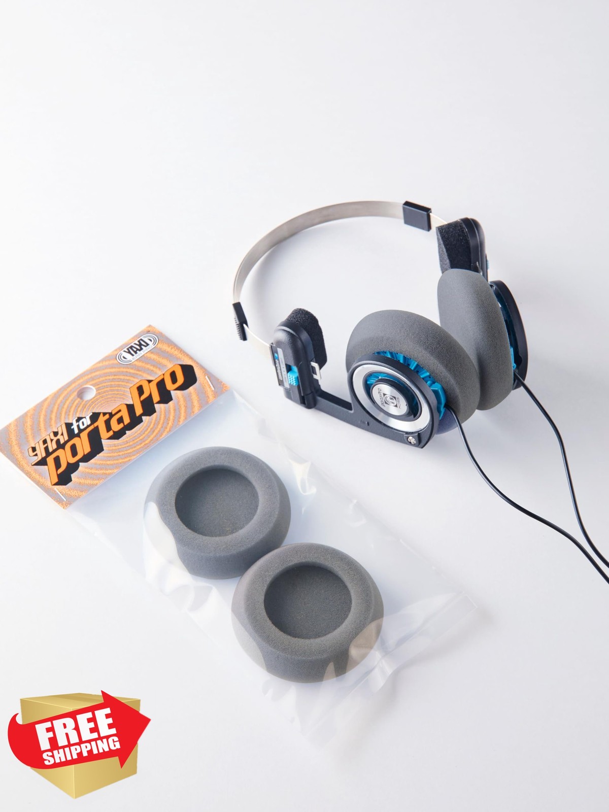 YAXI Earpads for Koss PortaPro Grey