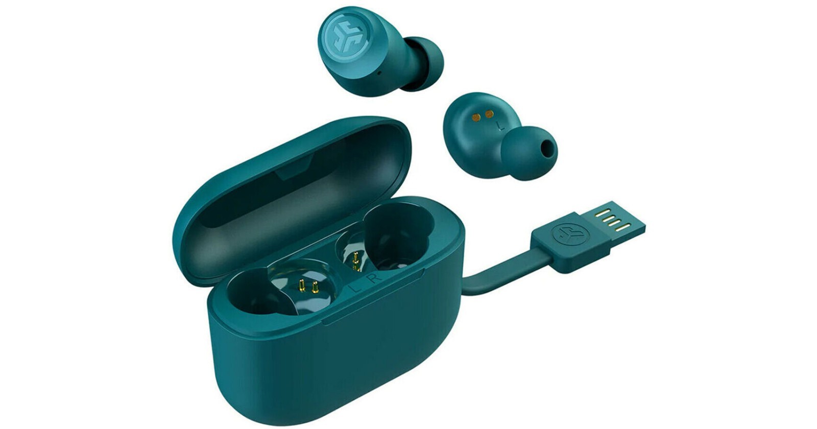 JLab GO Air POP True Wireless In-Ear Headphones Teal EBGAIRPOPRTEL124