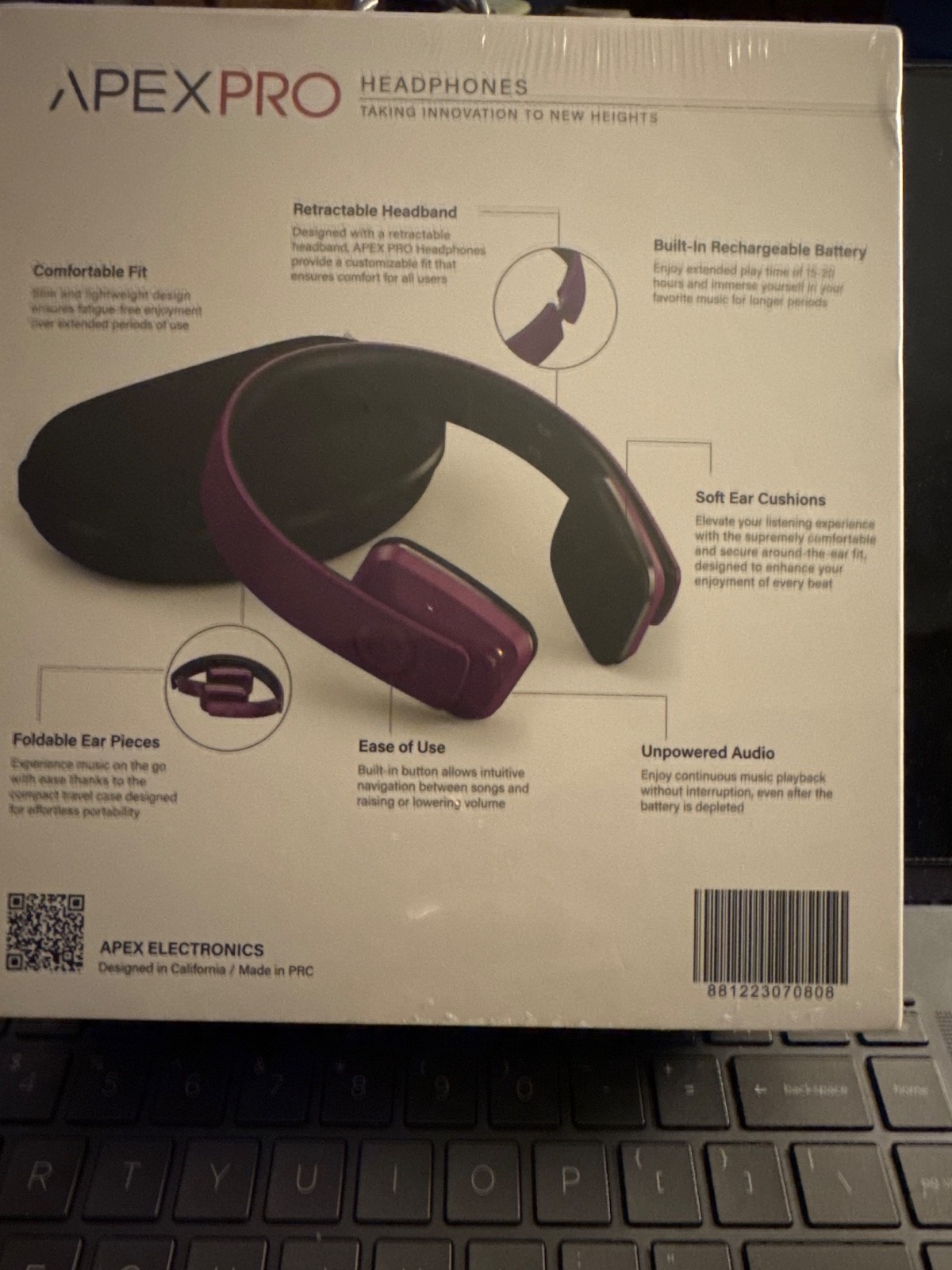 Apex Pro Headphones rose gold