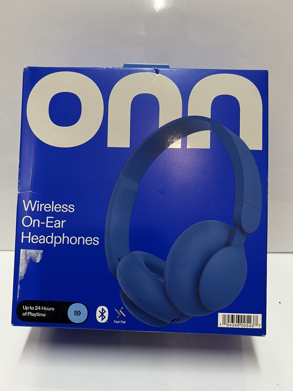 Onn High Definition On-Ear Headphones Wireless Or Wired With Built In Microphone