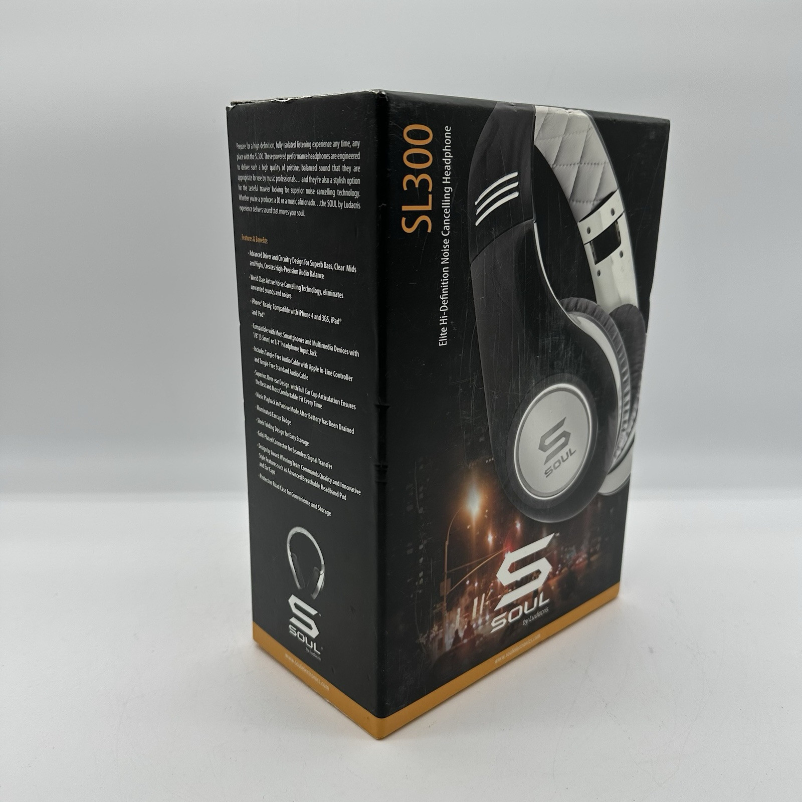 SOUL by Ludacris SL300WB Elite Hi-Definition Noise Canceling Studio Headphones