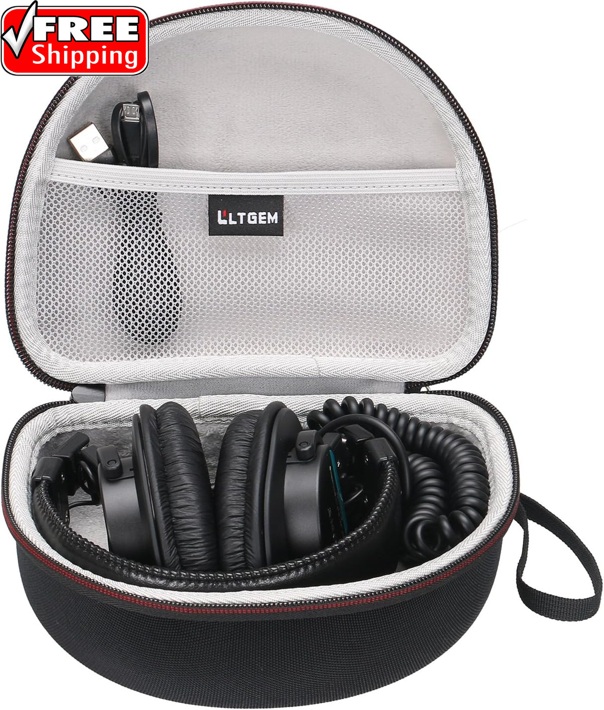 LTGEM Case Compatible with Sony MDR7506 Professional Large Diaphragm Headphone,