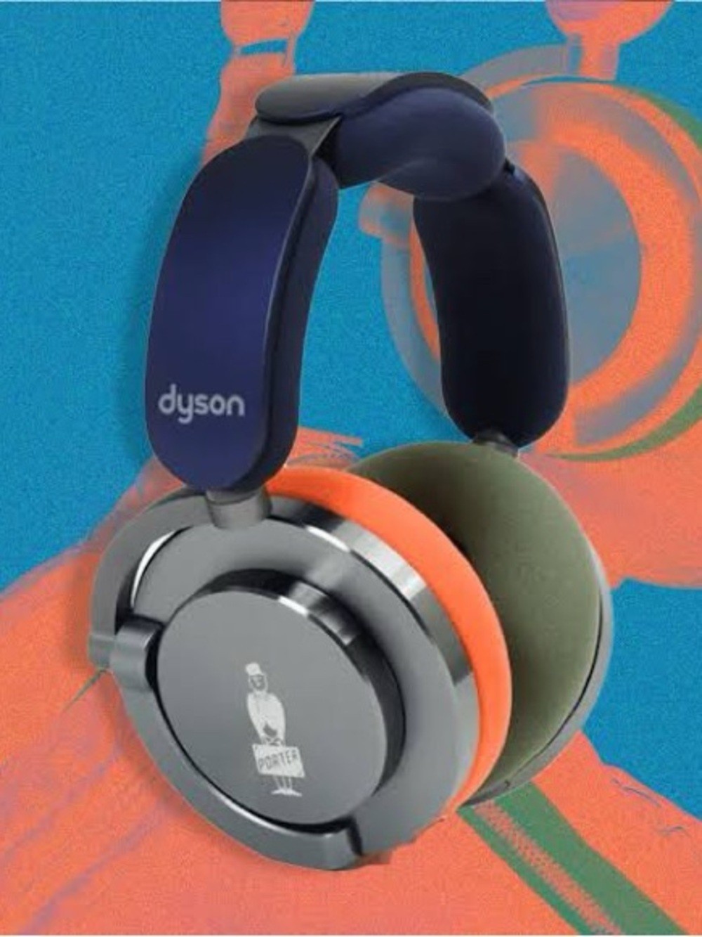 NEW SET Dyson OnTrac PORTER Limited Edition Headphones & Shoulder Bag USA MODEL