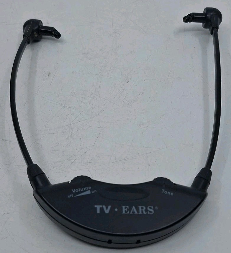 TV Ears Headset Cables Bases Lot Untested READ