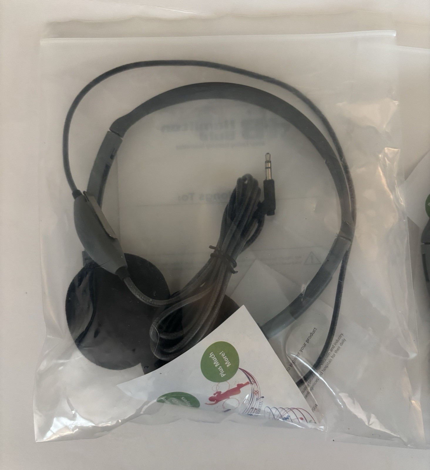 2-Hamilton Buhl On Ear Stereo Headphone with Volumes Control HA2V Open Box