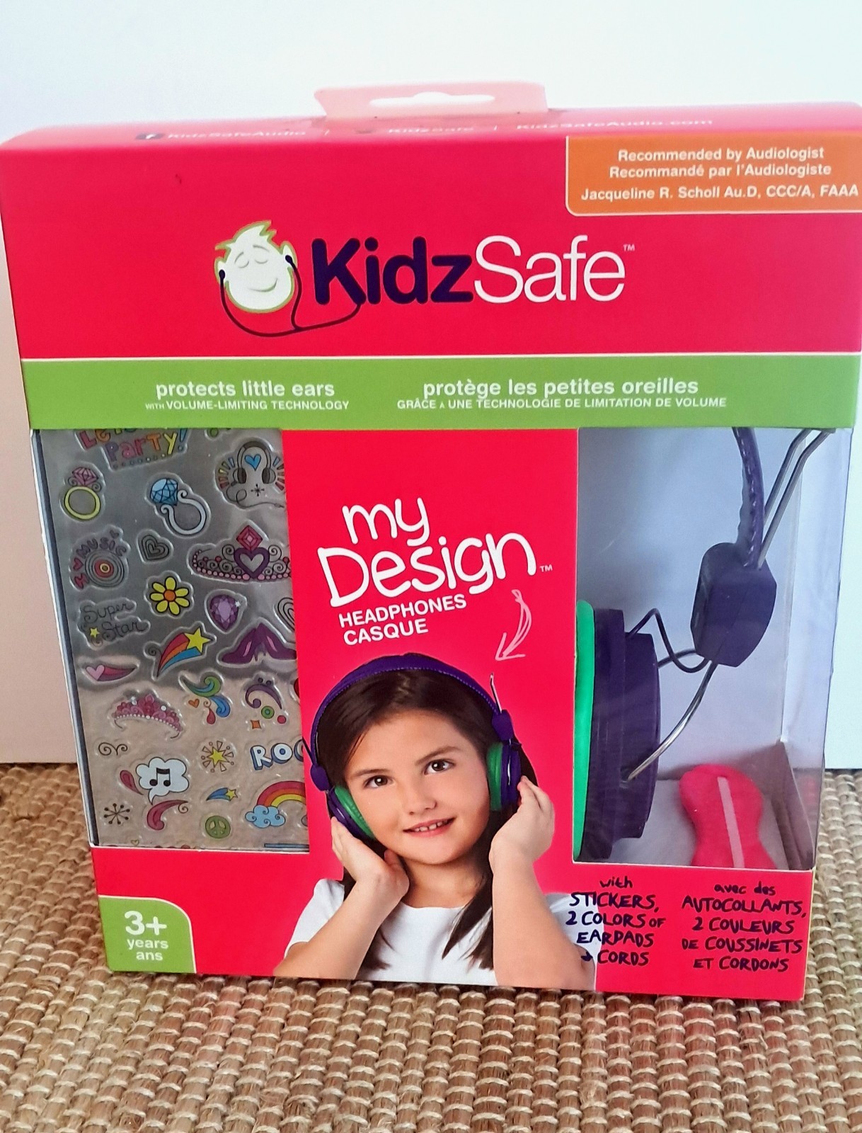 KidzSafe D.I.Y. Volume-Limiting Headphone With Stickers