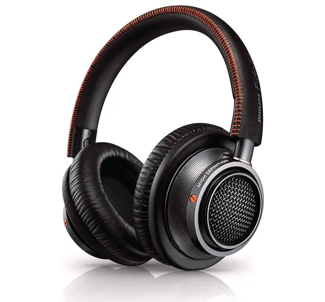 Philips Fidelio L2 Over-Ear Open-Air Headphones 40mm Drivers- Black Fl2P w Mic