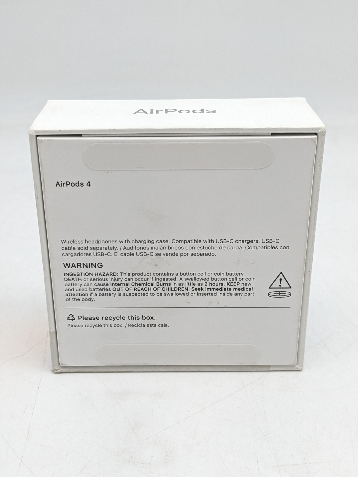 Apple AirPods 4 MXP63LL/A Earbuds w/ Charging Case | White | A3050 A3053 A3058