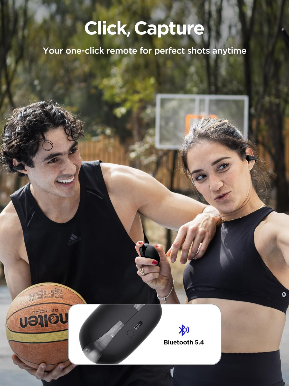 Open Ear Wireless Earbuds, Bluetooth 5.4 Ergonomic Clip on Bluetooth Earbuds wit