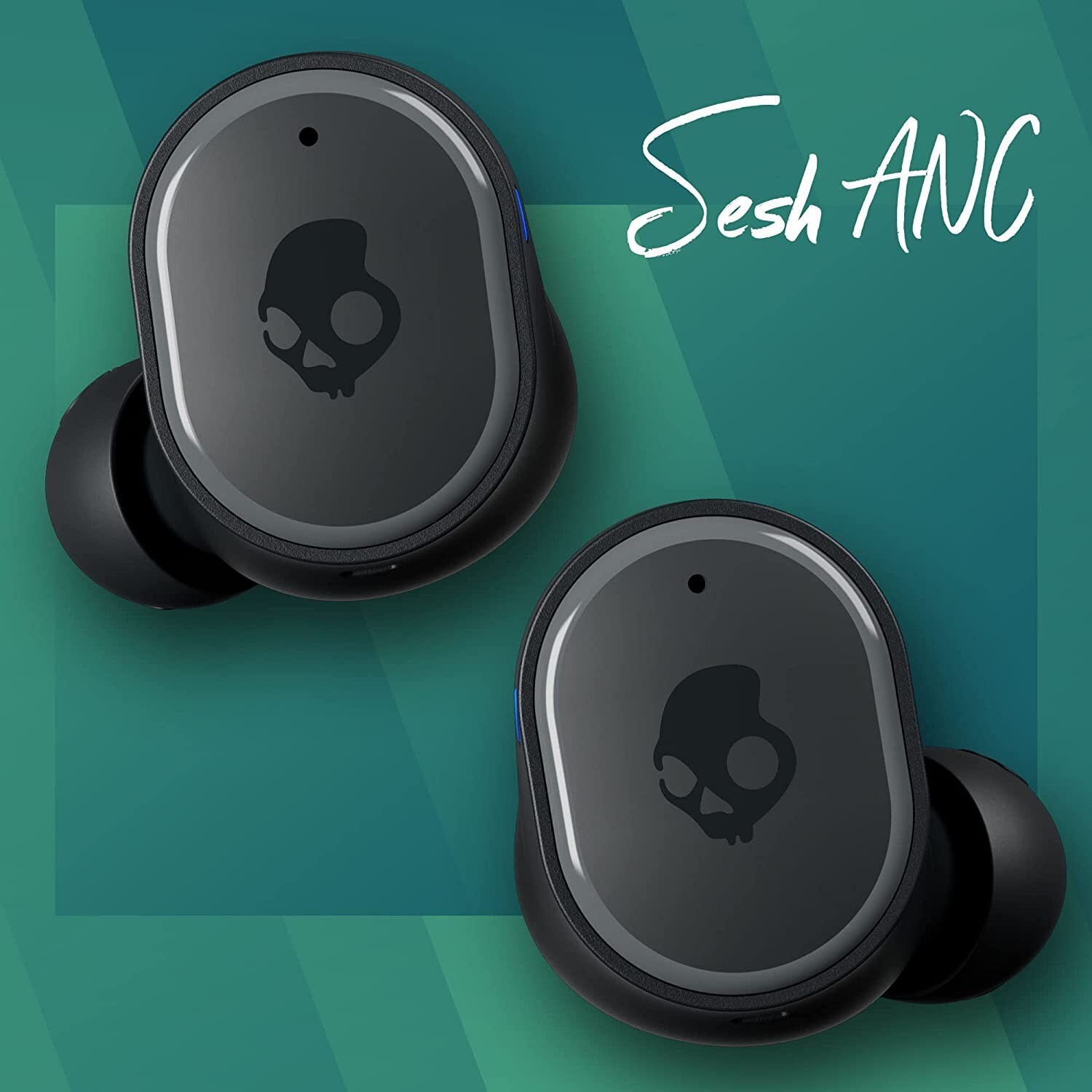 Skullcandy SESH ANC Wireless In-ear Bluetooth Earbuds (Certified Refurb)-BLACK