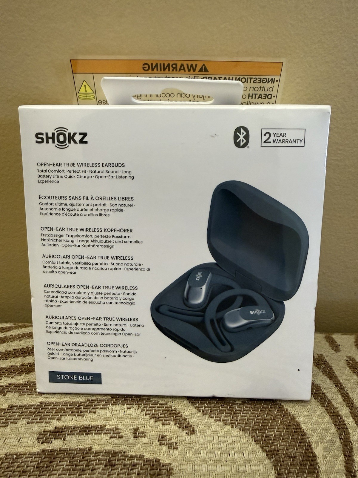 Shokz – OpenFit Air Open-Ear True Wireless Earbuds – Stone Blue NEW SEALED