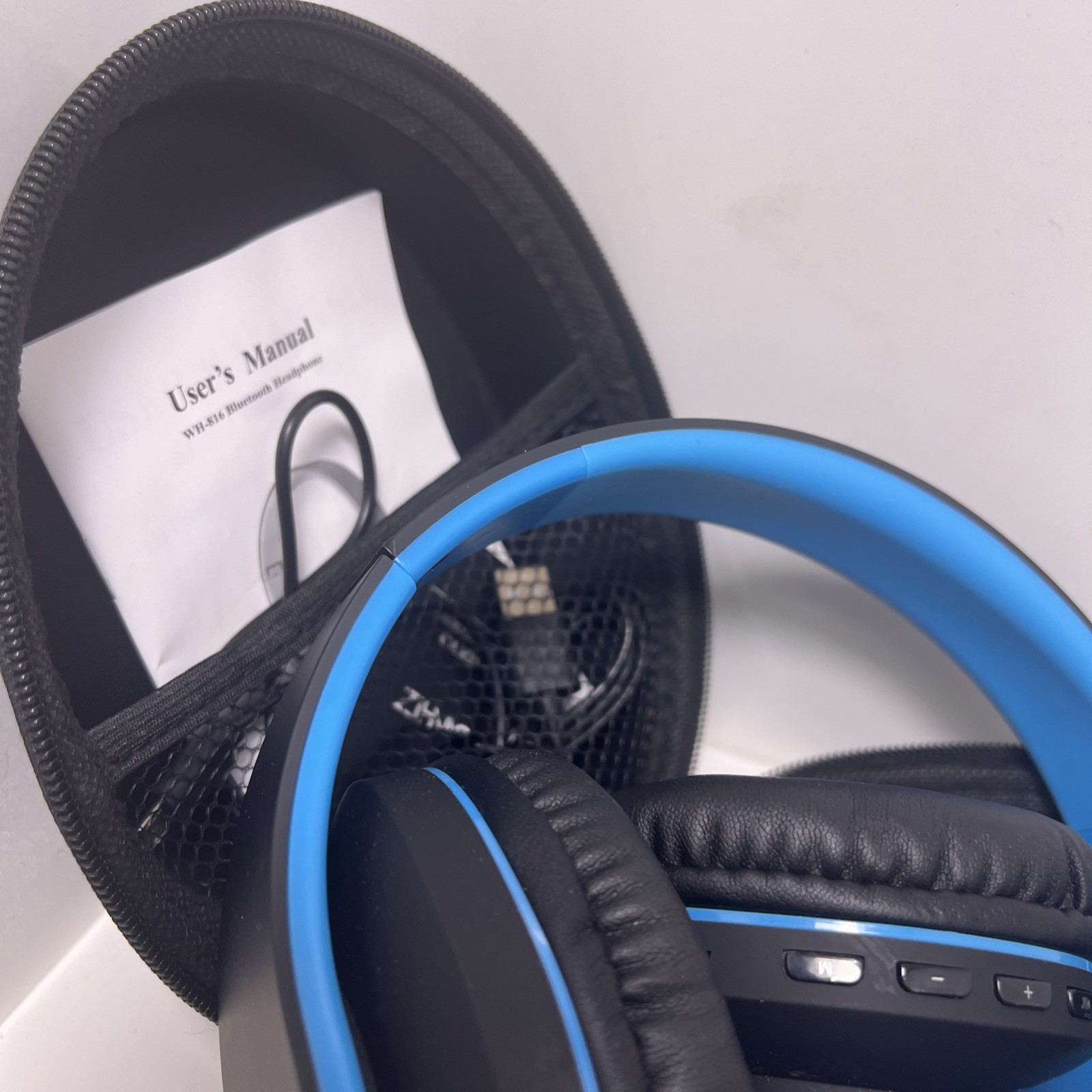 Bluetooth Headphones Over-Ear, Foldable Wireless and Wired Stereo Headset Mic