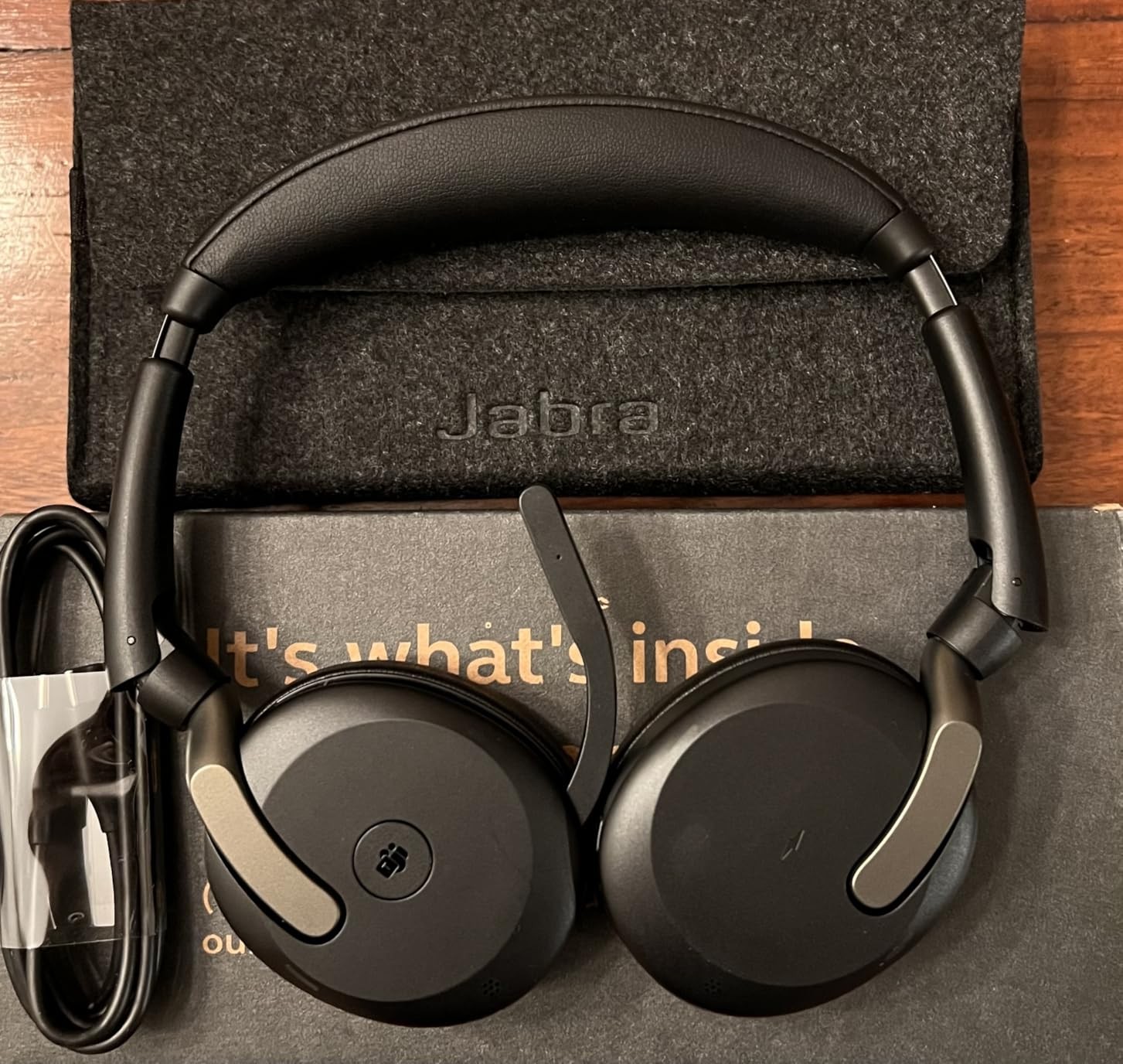 Jabra Evolve2 65 Flex Wireless Headset w/ ANC, Teams Certified, Black