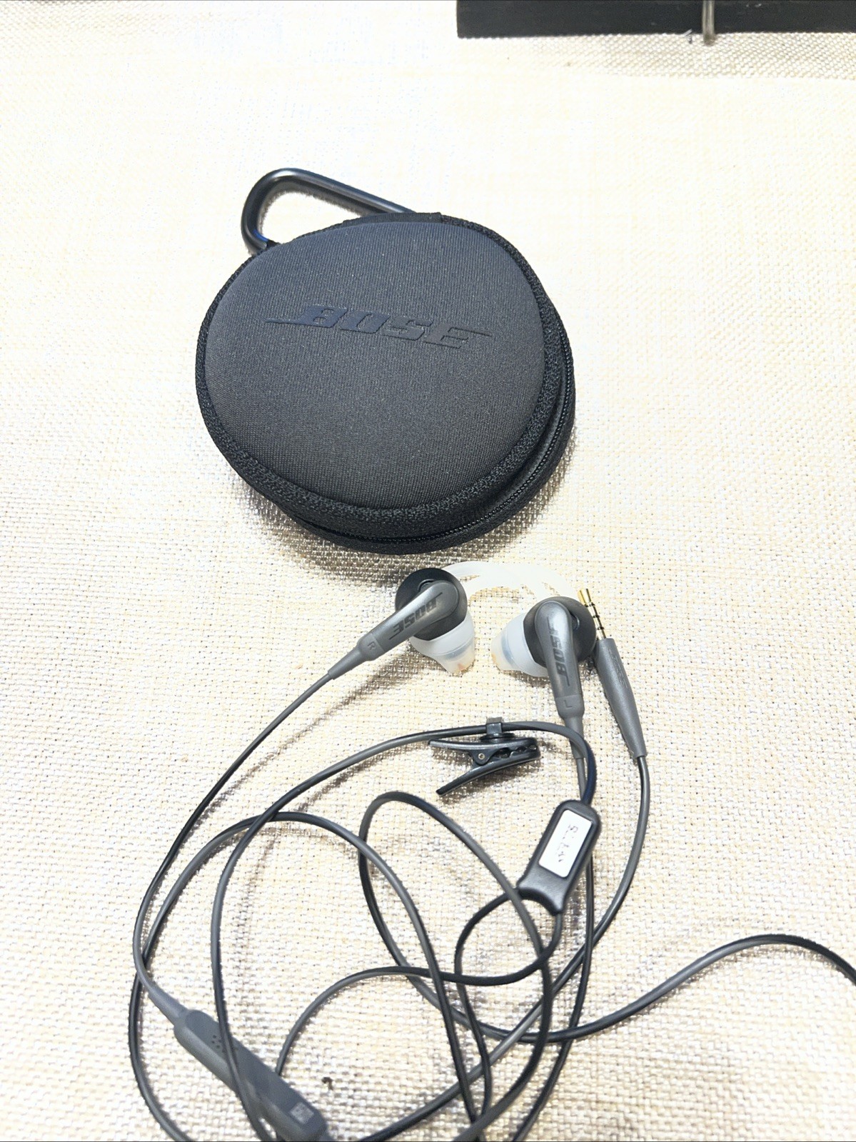 Original Bose SoundSport In-Ear Earphones Headset 3.5mm plug Charcoal Black