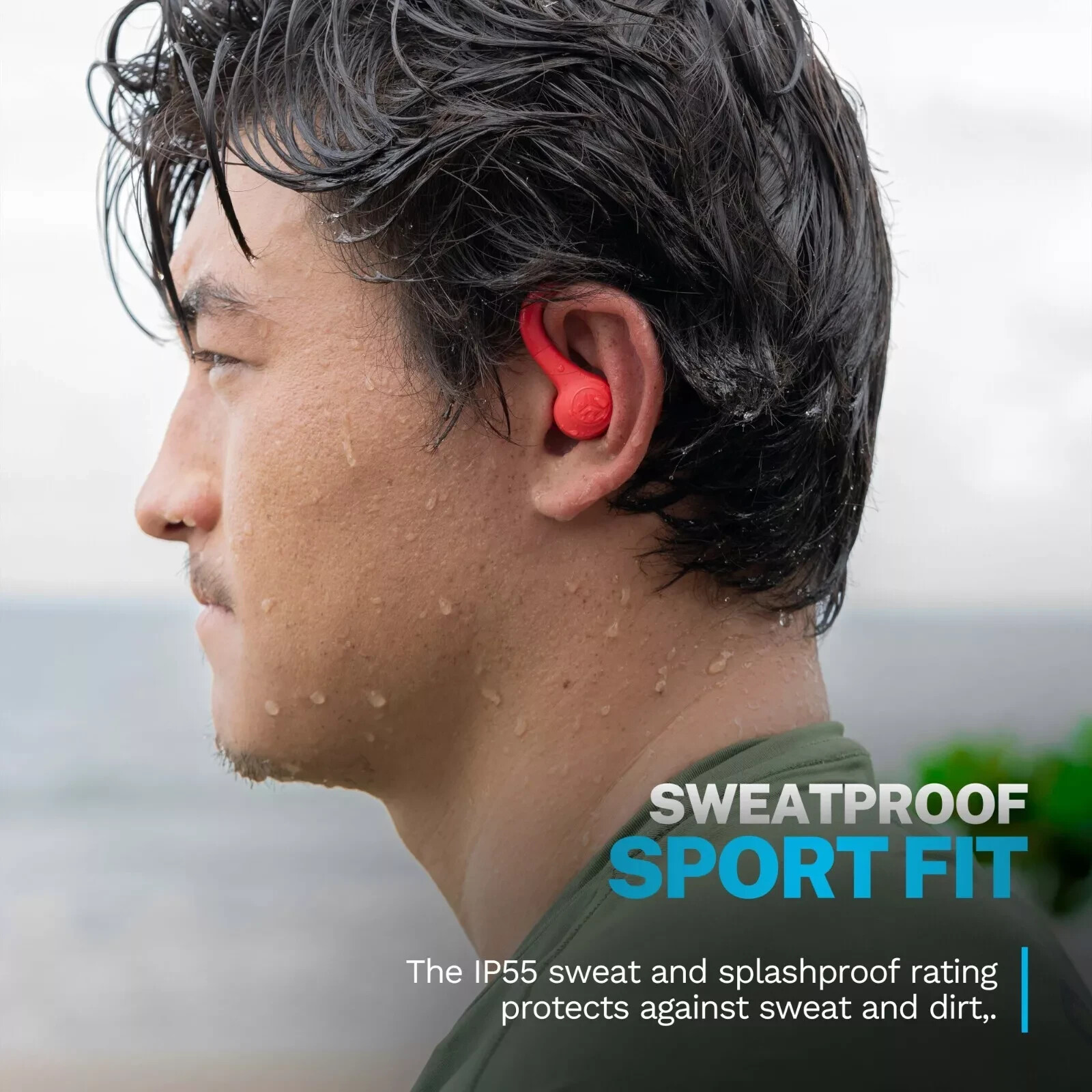 GO Sport+ True Wireless Earbuds, Gym & Work Out Headphones, Bluetooth