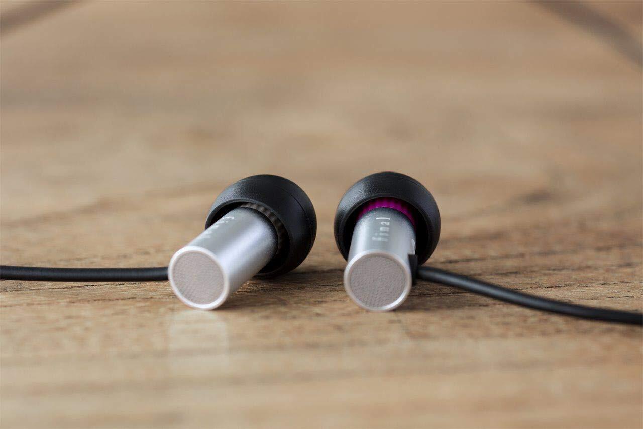 Final Audio E2000 Earphones Earbuds FI-E2DALS Matt Silver Ship World Wide