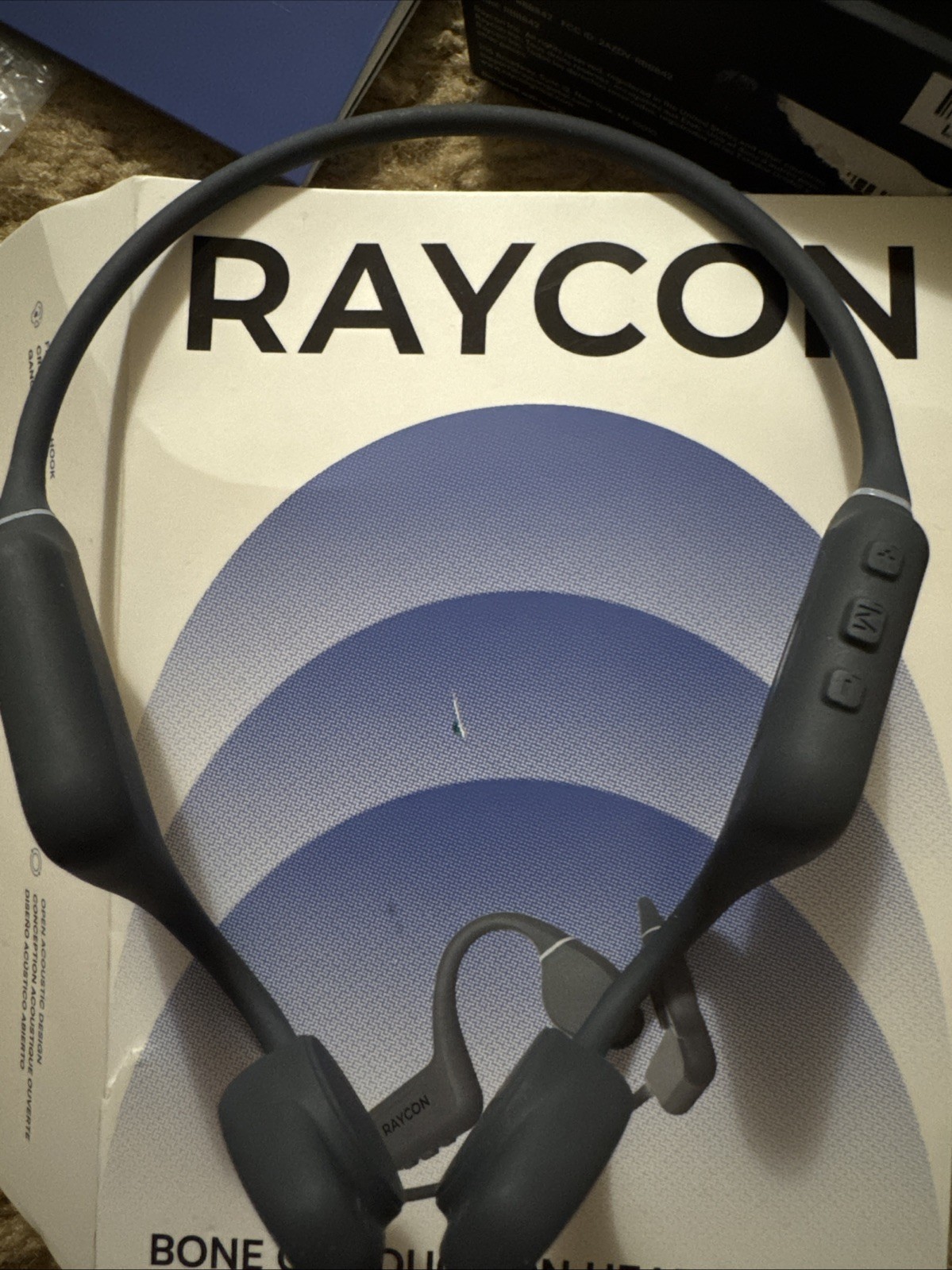 Raycon Bone Conduction Headphones (Gray, Model: RBB842)