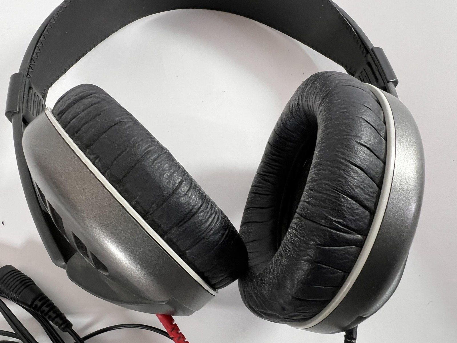 Vintage Sennheiser HD 530 Over-Ear Headphones Gray Open Back 1/4in Plug Germany