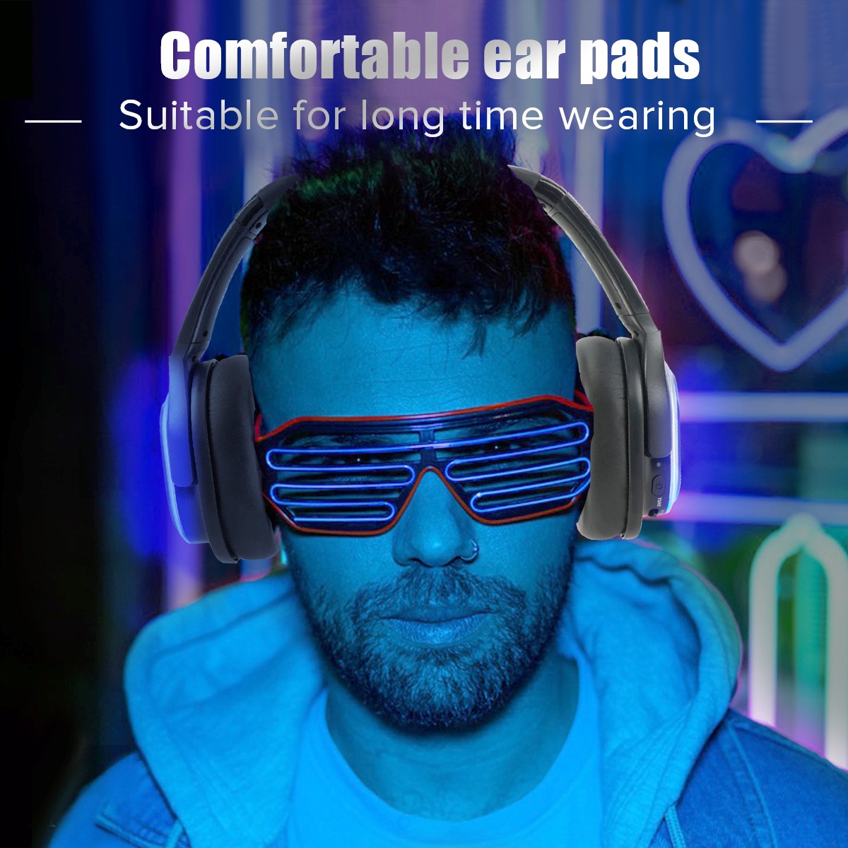 TA003 Silent Disco Headphone System,Silent Disco Party Headphones Home Movie lot