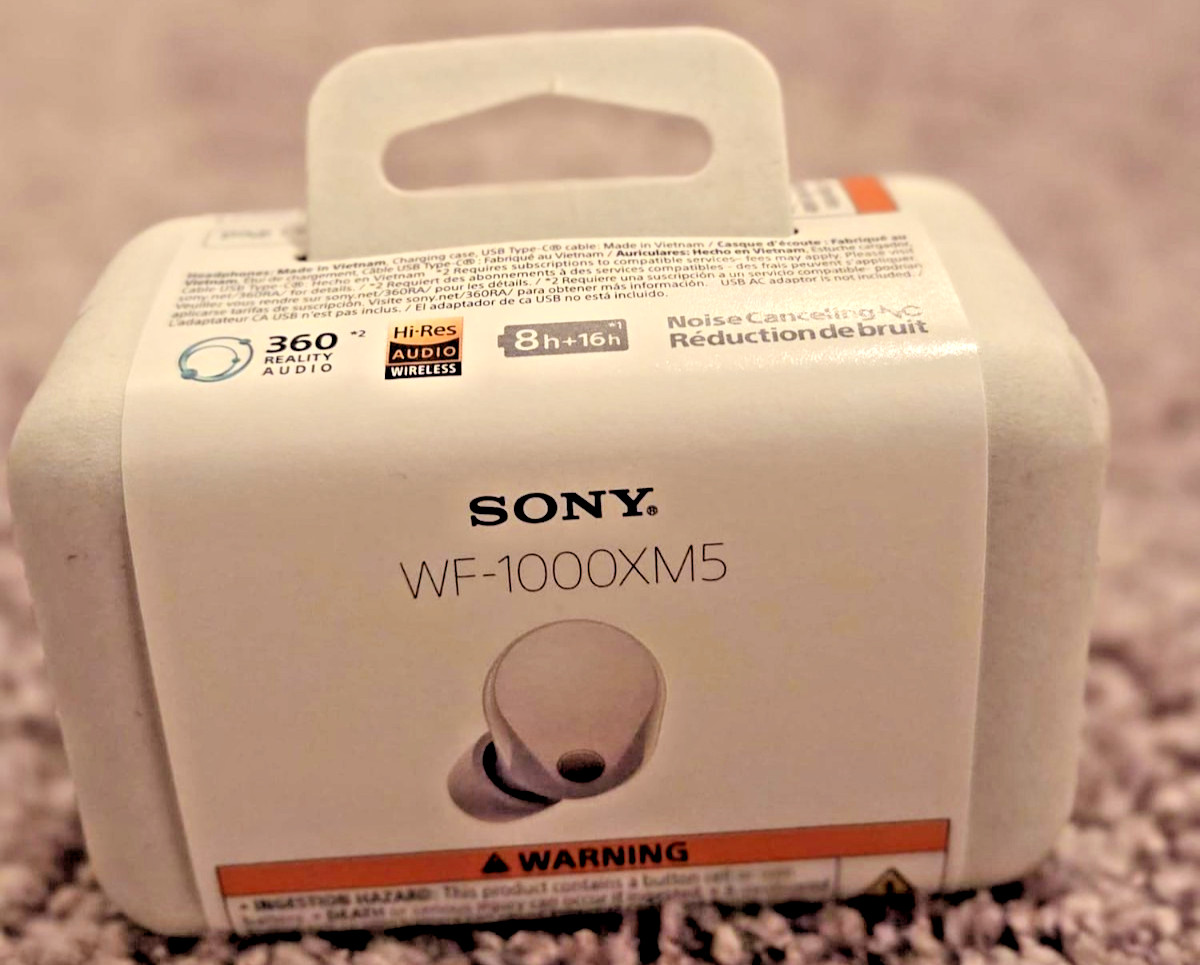 Sony WF-1000XM5 True Wireless Earbuds ANC Bluetooth In-Ear Headphones Silver NEW