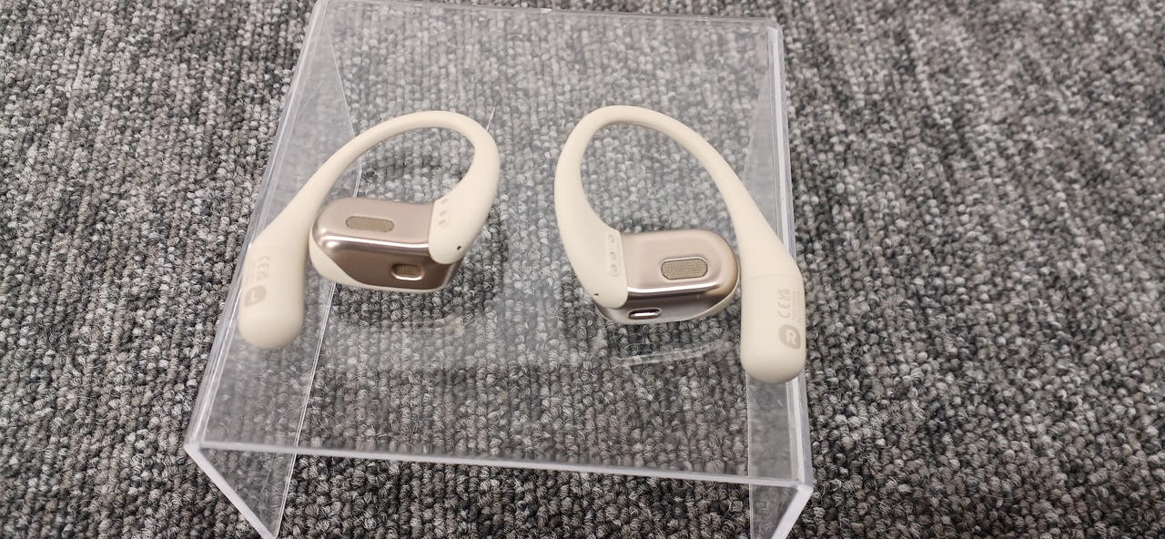Shokz OpenFit Open-Ear True Wireless Earbuds Lightweight Secure Fit Comfort