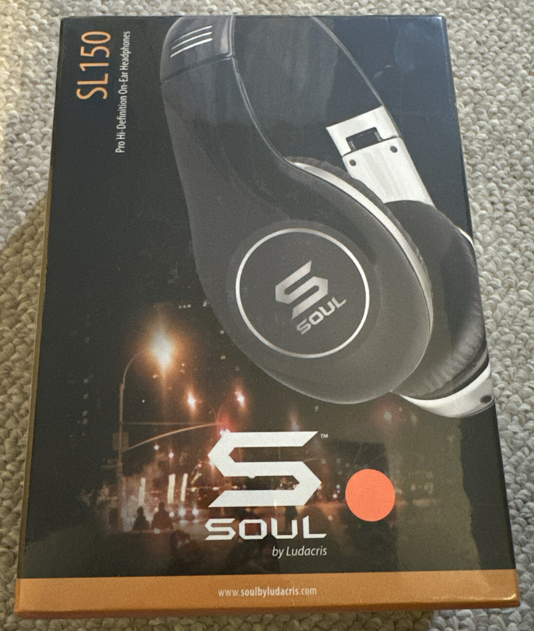 SOUL by Ludacris SL150CB Pro High-Definition On-Ear Headphones w/ in-line Remote