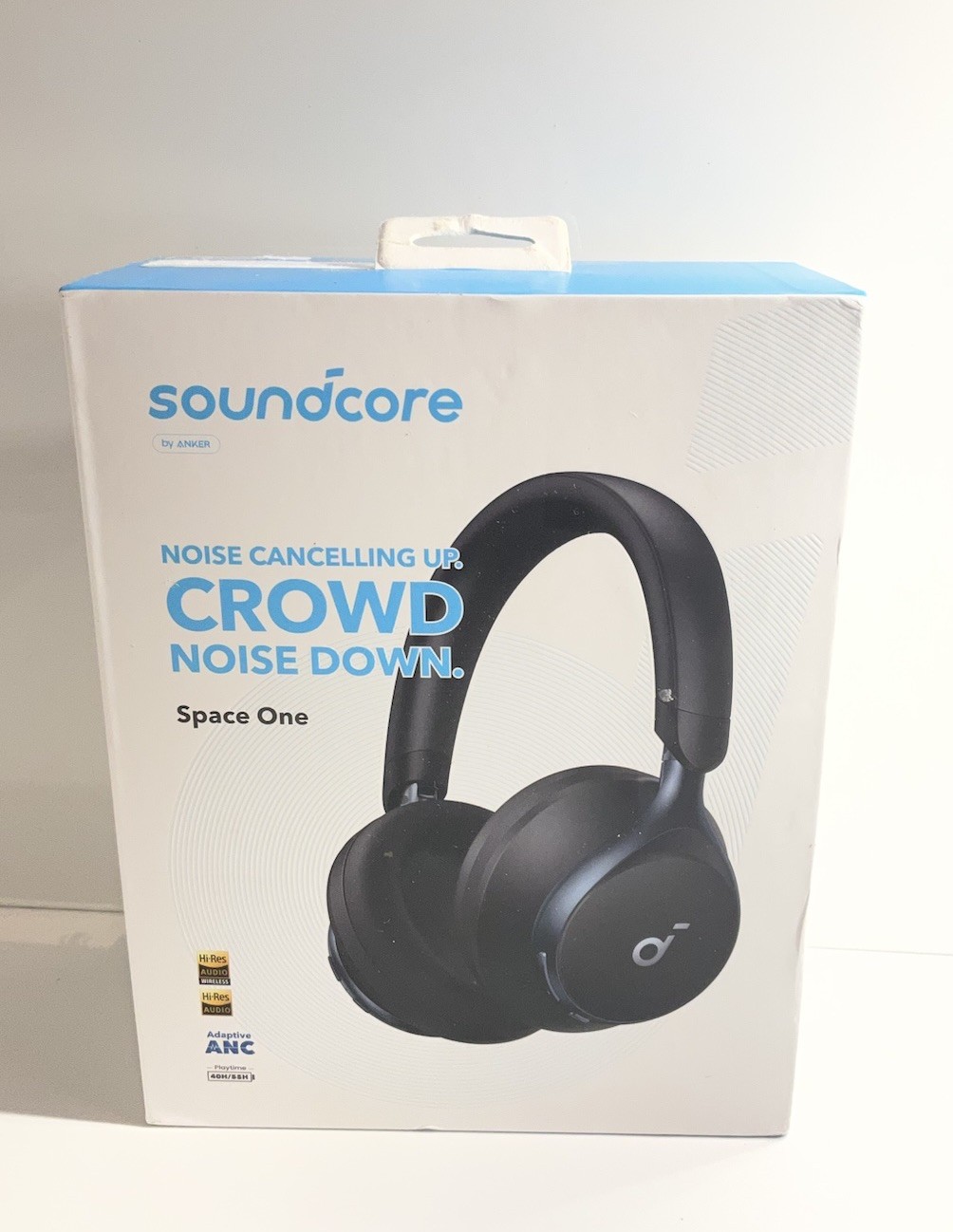 Soundcore Space One Wireless Over-Ear Headphones – Jet Black