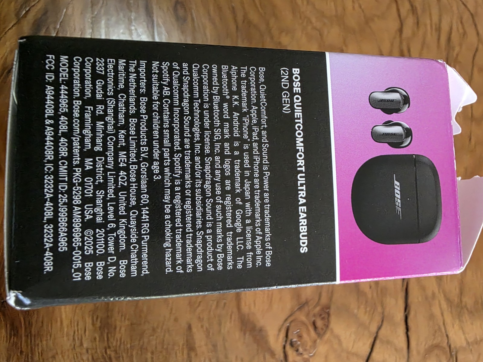Bose QuietComfort Ultra Earbuds 2nd Gen Black Noise Cancelling Earphone NEW NIB