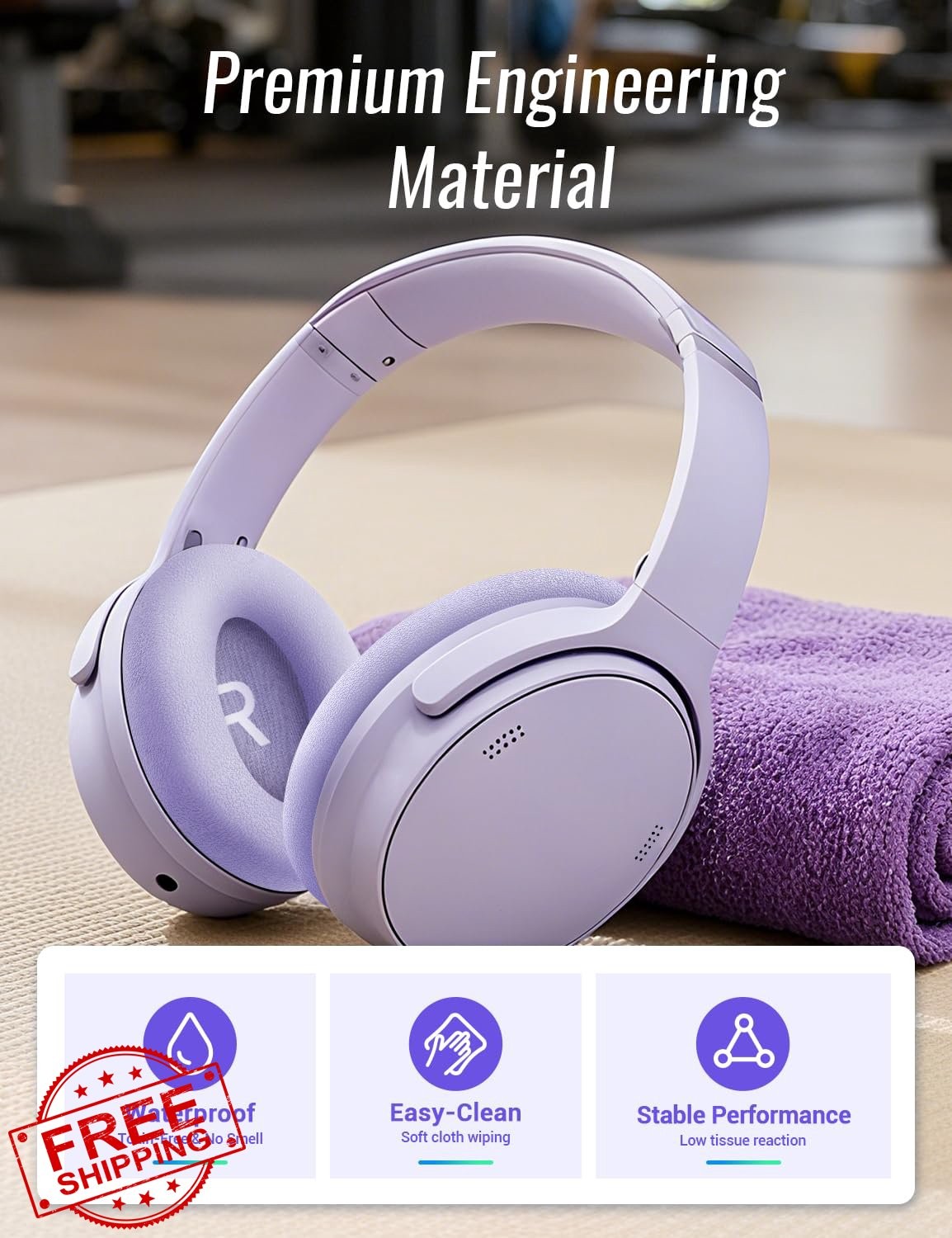 SILVIP QC45 Earpads Chilled Lilac
